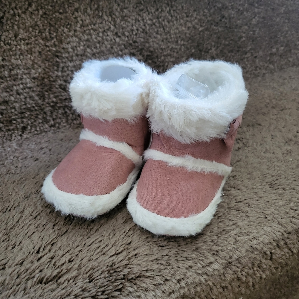 9-12 Mos Baby Girl Winter Booties